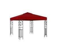 Belvédère Rouge Bordeaux Chapiteau Tente de Réception Tonnelle Pavillon vidaXL