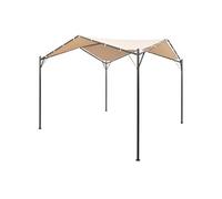 Prieel 4x4 m staal beige43167
