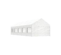 Vidaxl Belvédère Avec Toit Blanc 11,15x4,08x3,22 M Polyéthylène