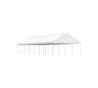 Vidaxl Belvédère Avec Toit Blanc 15,61x5,88x3,75 M Polyéthylène