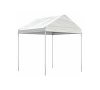Vidaxl Belvédère Avec Toit Blanc 2,28x2,23x2,69 M Polyéthylène