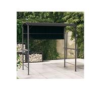 vidaXL Belvédère avec toit 220x110x200 cm Anthracite (318533)