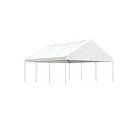 vidaXL Belvédère avec toit blanc 6,69x5,88x3,75 m polyéthylène 3155519