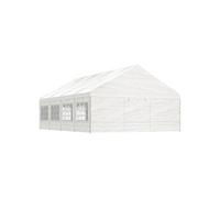 Vidaxl Belvédère Avec Toit Blanc 8,92x5,88x3,75 M Polyéthylène