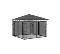vidaXL Belvédère avec moustiquaire 3x3x2,73 m Anthracite 180 g/m²