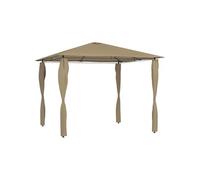 Belvédère 3x4x2,6 m Anthracite 160 g/m² Tonnelle Pavillon Chapiteau vidaXL