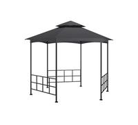 Prieel met zijwanden 3,1x2,7 m antracietkleurig313933