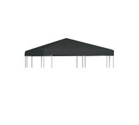 Toile Supérieure De Gazebo 310 G / M² 3 X 3 M Gris Gris