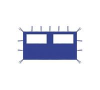 Prieelzijwand met ramen 4x2 m blauw3070422