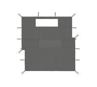 vidaXL Parois latérales pour tonnelle 2 pièces avec fenêtres Anthracite 3070427