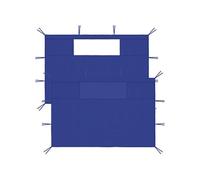 Prieelzijwanden met ramen 2 st blauw3070426