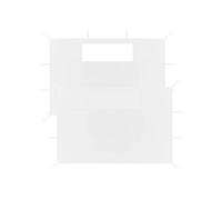 Prieelzijwanden met ramen 2 st wit3070420