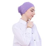 Prien Bonnet Hijab Femme En Coton, Cap Turban Musulmane, Écharpe Intérieure Pour Priere Et Usage Quotidien, Echarpe Islam Instantané Pour Ramadan Et Aïd