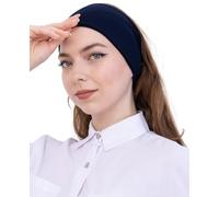 Prien Bonnet Hijab Femme Musulmane en Coton, Sous-Voile Pré-Cousu Extensible, Bandeau Antidérapant Confortable pour Prière, Foulard Écharpe Islam Quotidien (Bleu Marine)