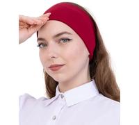 Prien Bonnet Hijab Femme Musulmane en Coton, Sous-Voile Pré-Cousu Extensible, Bandeau Antidérapant Confortable pour Prière, Foulard Écharpe Islam Quotidien (Bordeaux)