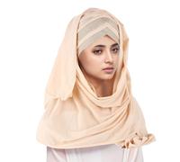 Prien Hijab Prêt Pour Les Femme, Echarpe Musulmane Instantane D’une Seule Piece, Foulard Long Facile Porter, Echarpe Vetements Islamiques, Écharpe Douce Pour La Priere, Abaya, Khimar