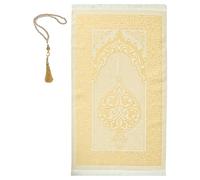 Prien Tapis de prière musulman avec tesbih | Seccade avec chaîne de prière | Tapis de prière islam pour femme | Tapis islamique Ensemble cadeaux pour homme | Tapis de prière | Cadeau de prière Ramadan