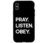 Prier, écouter, obéir Coque pour iPhone X/XS