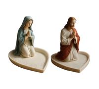 Prier Mary Rosaire titulaire, chapelet vintage catholique, pour le salon et la chambre, l' de la maison et le décor religieux, profitez de la dévotion avec un titulaire du chapelet 4.72x2.36in
