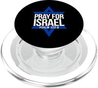 Prier pour l'étoile juive d'Israël PopSockets PopGrip pour MagSafe