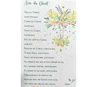 Prière "Ame du Christ" - vernis selectif - 25 ex