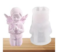 Prière Ange Sudile Silicone - Chandelier Ange Bébé Morme, Carte De Résine Ange 3d, Moules De Fondant Epoxy Décoratifs | Excellente Qualité De Bougies Produisant Fourntur