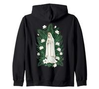 Prière catholique Florale Mary Lily Sweat à Capuche