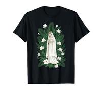 Prière catholique Florale Mary Lily T-Shirt