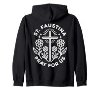 Prière catholique Sainte Faustine pour Nous Sweat à Capuche