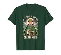 Prière catholique St Patrick d'Irlande Ora Pro Nobis T-Shirt