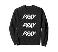 Prière chrétienne Religieuse Tenue église Cadeau baptême Cadeau Jésus Sweatshirt