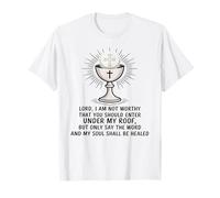 Prière de Communion sous Mon Toit - Art catholique T-Shirt