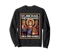 Prière de dévotion catholique de l'archange Saint Michel Sweatshirt