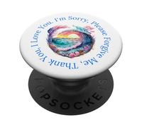 Prière de guérison par Ho'oponopono PopSockets PopGrip Adhésif