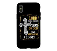 Prière de Jésus - Foi chrétienne orthodoxe et catholique Coque pour iPhone X/XS