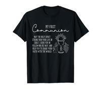 Prière de première Communion, Saint-Esprit, Foi chrétienne catholique T-Shirt Graphique avec Valeur