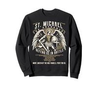 Prière de Saint Michel Archange Pasteur chrétien catholique Sweatshirt