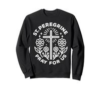 Prière de Saint pèlerin pour Nous prière de dévotion catholique Sweatshirt