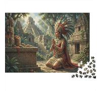 Prière des Femmes mayas Puzzle 1000 Pièces Adultes Et Enfants,Premium,Carton,Jeu Éducatif,Déco Murale, Dès 14 Ans,Casse-tête,Défi,Anti-Stress,Détente 38x26cm