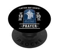 Prière des Saints des Derniers Jours - Parler à Dieu PopSockets PopGrip Adhésif