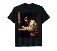 Prière Jésus priant T-Shirt Graphique avec Valeur