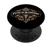 Prière mentale Saint Pierre de l'Alcantara Adoration eucharistique PopSockets PopGrip Adhésif
