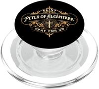 Prière mentale Saint Pierre de l'Alcantara Adoration eucharistique PopSockets PopGrip pour MagSafe