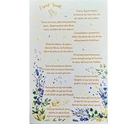 Prière "Viens Esprit Saint…" - vernis selectif - 25 ex