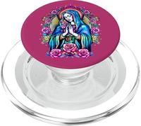 Prière Vierge Marie, Roses, christianisme, Foi, Saint Image PopSockets PopGrip pour MagSafe