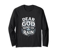 Prière Vintage « Dear Father, Shower Us with Rain » Manche Longue