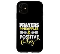 Prières Ananas et Vibes positives Jour de Transfert drôle FIV Coque pour iPhone 11