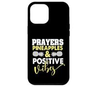 Prières Ananas et Vibes positives Jour de Transfert drôle FIV Coque pour iPhone 12 Pro Max