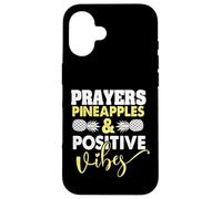 Prières Ananas et Vibes positives Jour de Transfert drôle FIV Coque pour iPhone 16