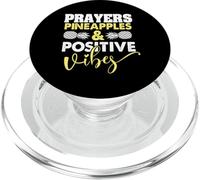 Prières Ananas et Vibes positives Jour de Transfert drôle FIV PopSockets PopGrip pour MagSafe